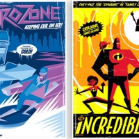 Retro Posters for Pixar's The Incredibles