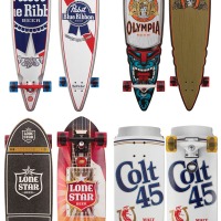 Pabst Brewing Company + Santa Cruz Skateboards = Beer Cruzer Collection