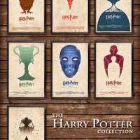 Artist Adam Rabalais Selling His Brilliant Poster Renditions Of JK Rowling's Books:  "The Harry Potter Collection"
